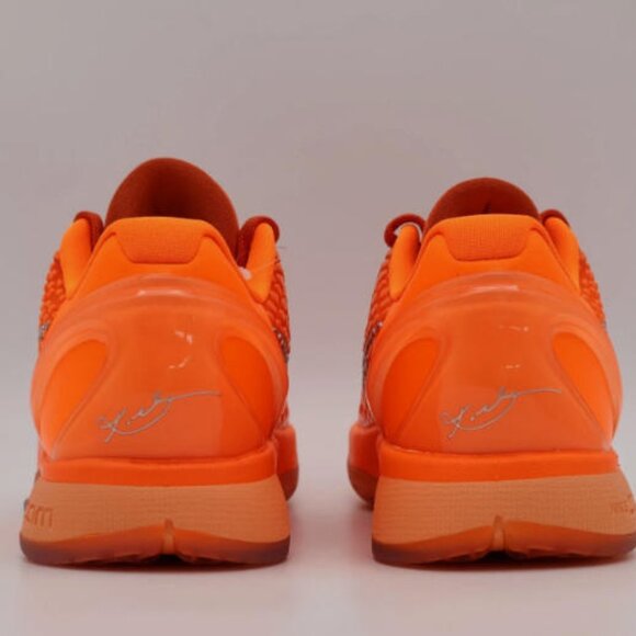 Nike Orange Athletic Shoes with Silver Accents main image 4